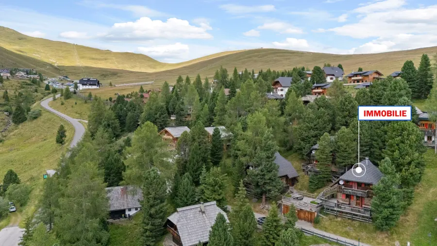 Lage des Chalets am Falkert, markiert